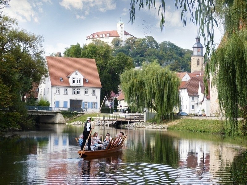 Stocherkahnführung, © Stadtverwaltung Vaihingen an der Enz