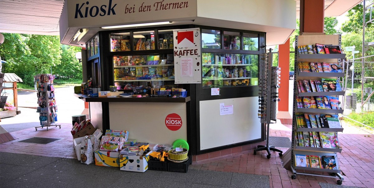 Kiosk bei den Thermen