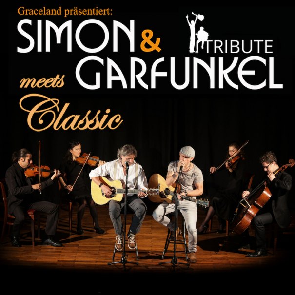 Simon & Garfunkel Tribute meets Classic- Duo Graceland mit Streichquartett & Band, © Graceland