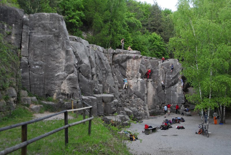 Der Klettergarten Stetten, © Archiv Münchberg