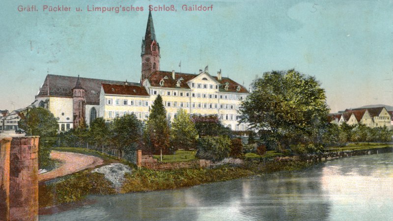 Puecklerschloss Gaildorf, © Stadt Gaildorf