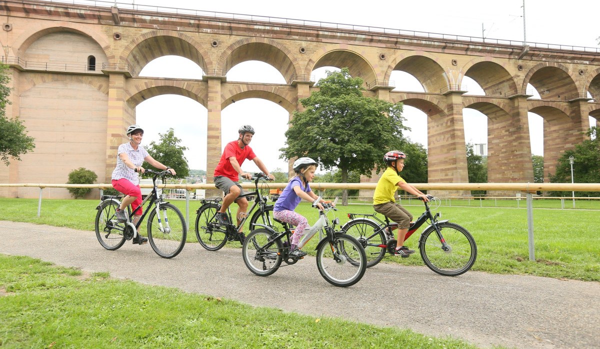 und dem Bietigheimer Enzviadukt, © Björn Hänssler