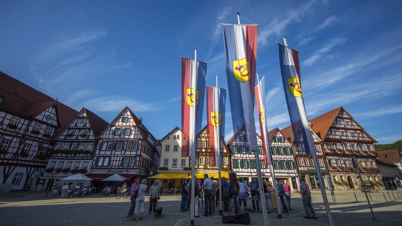 Marktplatz von Bad Urach, © Bad Urach Tourismus