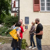 Qr-Code-Rundgang am Max-Eyth-Haus, © Stadt Kirchheim unter Teck