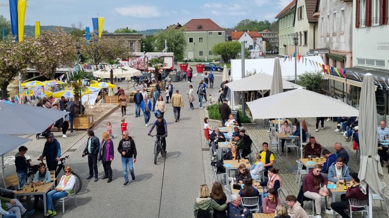 Herrliche Atmosphäre am Stadtbalkon, © J. Fridrich