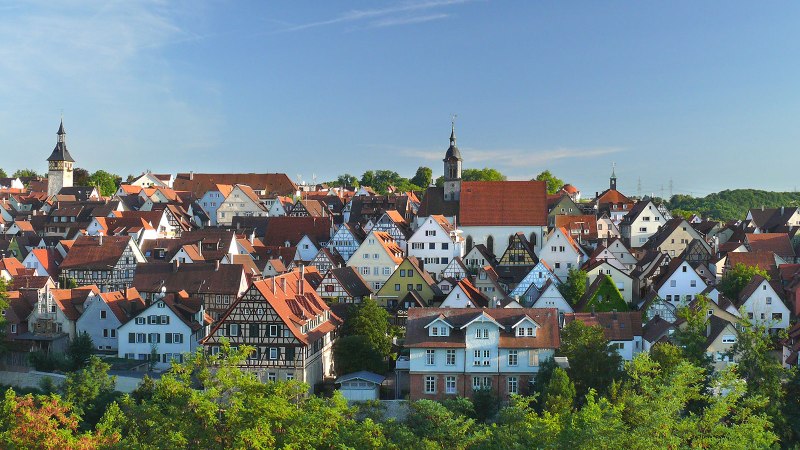 Altstadt Marbach am Neckar, © Dieter Sukowski