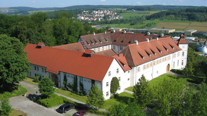 Das Schloss Filseck in Uhingen aus der Luft, © Schloss Filseck