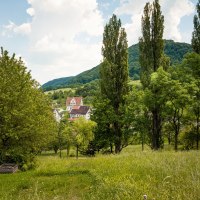 Blick auf das Freilichtmuseum Beuren, © hochgehberge