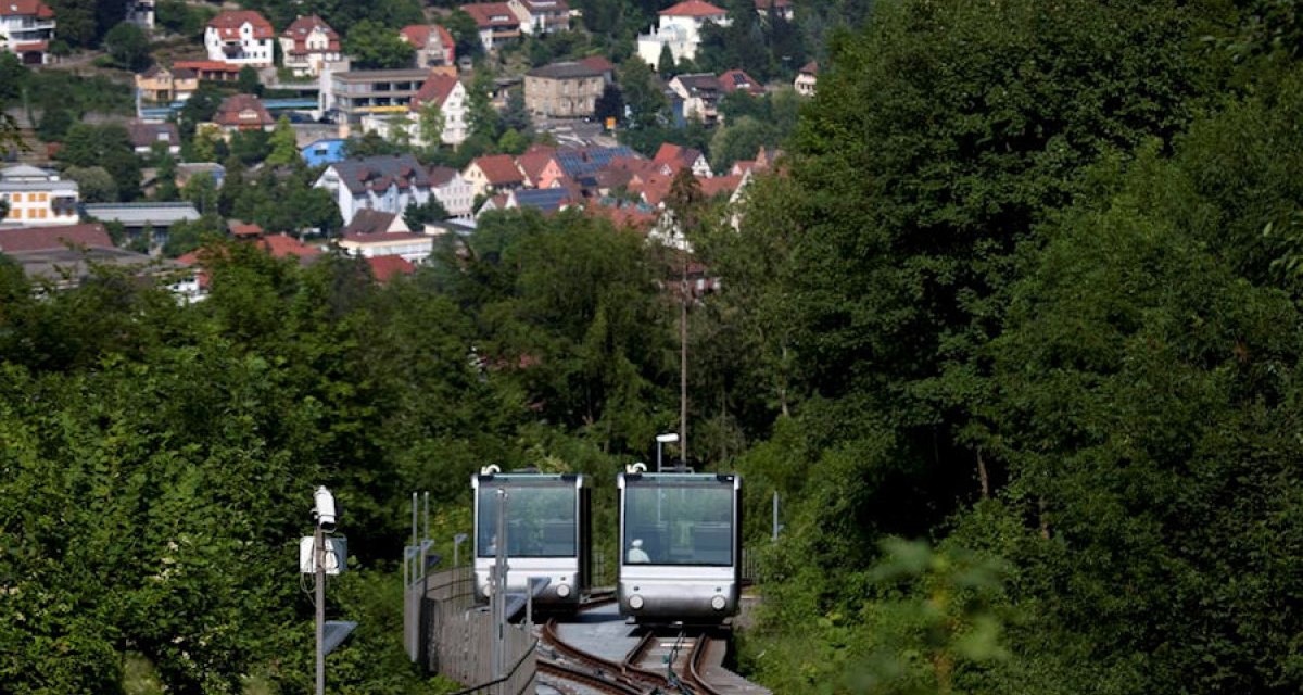 Bergbahn Künzelsau, © Touristikgemeinschaft Hohenlohe, Künzelsau / Achim Mende