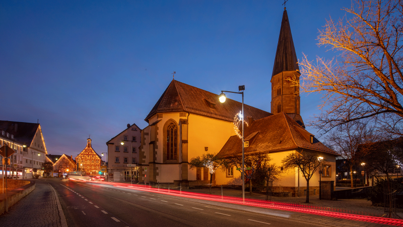 Stadtpfarrkiche, © Stadt Gaildorf