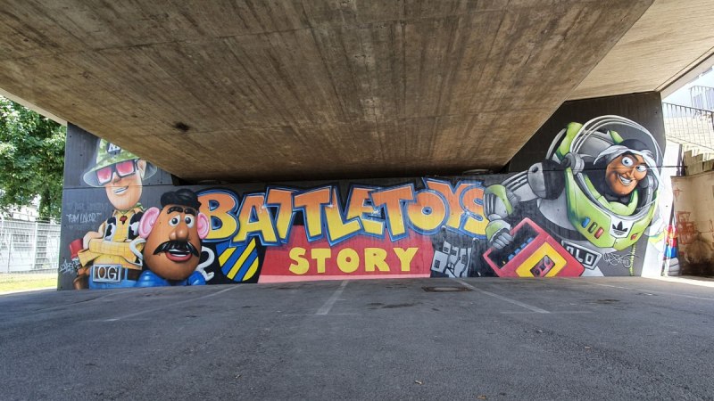 Graffiti Battletoys Plochingen