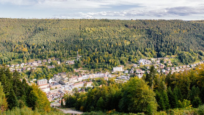 Blick auf Bad Wildbad, © Touristik Bad Wildbad GmbH