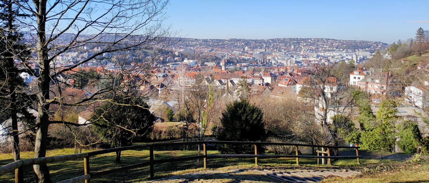 Aussicht auf den Talkessel Stuttgarts, © SMG