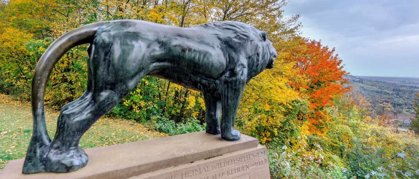 Gerlinger Löwe auf dem Schlossberg, © SMG, Martina Denker