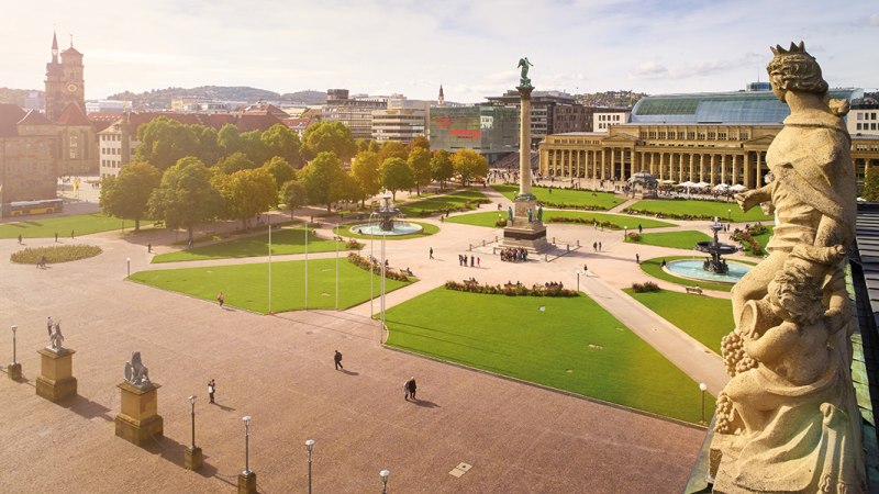 Schlossplatz Stuttgart, © Stuttgart-Marketing GmbH, Winkler