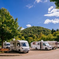 Wohnmobilstellplatz beim Kurzentrum Bad Urach, © Stuttgart-Marketing GmbH, Thomas Niedermüller