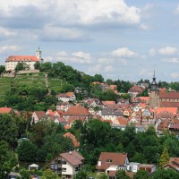 Blick auf Schloss Kaltenstein und Vaihingen an der Enz, © Stadt Vaihingen an der Enz