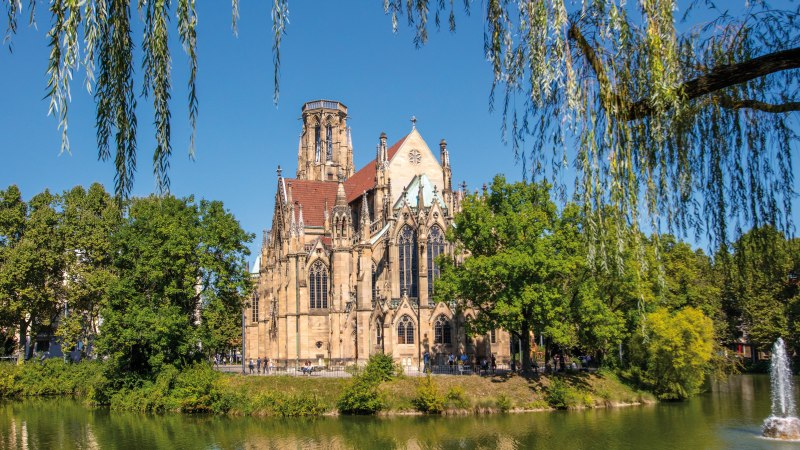 Feuersee und Johanneskirche, © SMG Achim Mende