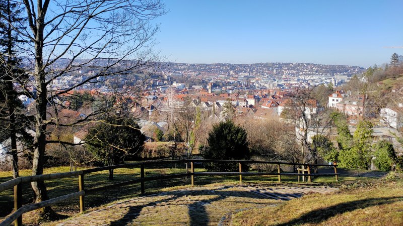 Aussicht auf den Talkessel Stuttgarts, © SMG